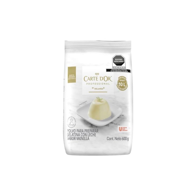 Carte D´Or Gelatina de Vainila con Leche 600 gr UFS