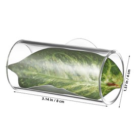 Kisangel 2pcs Betta Fish Tunnel Aquarium Shrimp Hideout Floating Betta Hideout Aquarium Caves and Hides for Fish