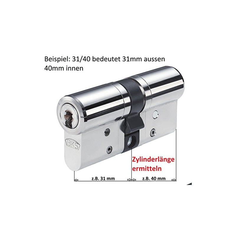 BKS Janus 46 Profile Cylinder with Security Card and 5