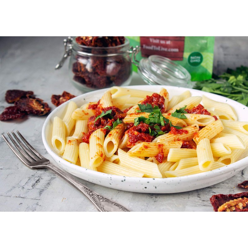 Organic Sun-Dried Tomatoes, 8 Ounces - Salted, Non-GMO, Kosher, Raw,