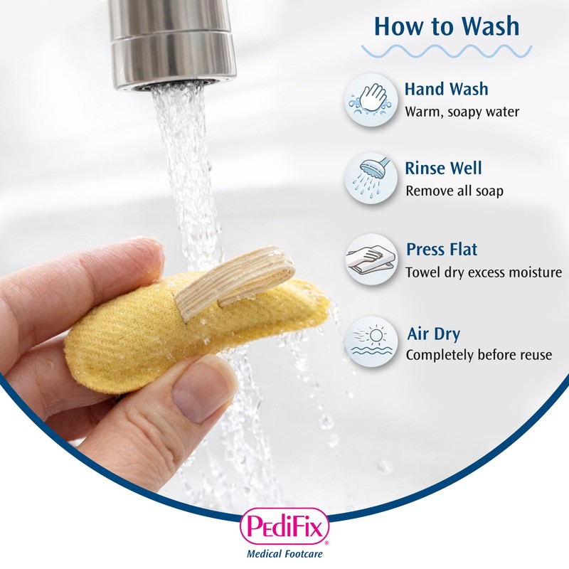 PediFix Felt Toe Crest Cushion with Loop – Hammer Toe