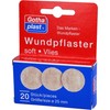 Gothaplast Soft Fleece Wound Plasters Diameter 25 mm Pack of