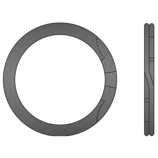 Spiral Retaining Ring Internal M/HD 7 Steel (4 Pieces)