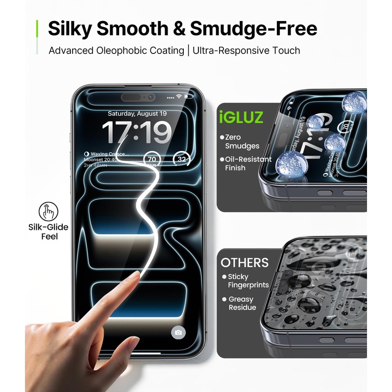 iGluz 4 Pack for 17 Pro Max/ 16 Pro Max