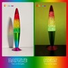 16 Inch Rainbow Glitter Lamp, 2 Bulbs,Sparkle Night Light, Relaxing