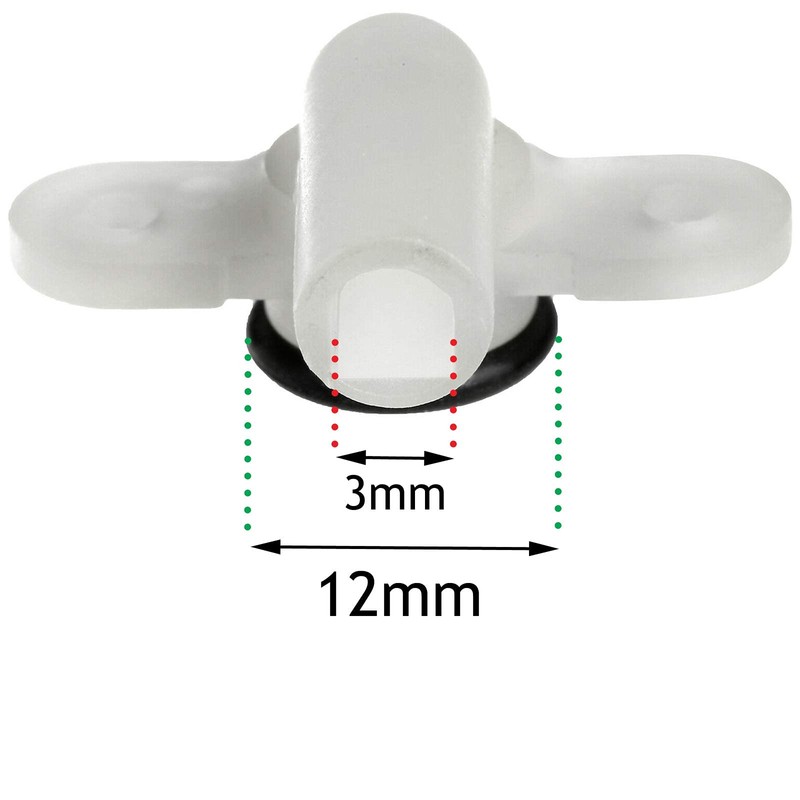 SPARES2GO Pressure Relief Device PRD with Rubber O-Ring Ball Valve