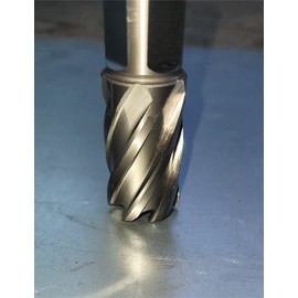 WRS Precision Core Drill Bit Made of HSS, 30 mm Cutting Depth, 19 mm Weldon Shank, Sizes Name: 25.0 mm Diameter