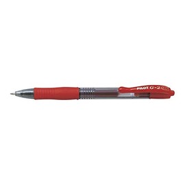 Pilot G2 Gel Ink Rollerball Pens 10 Pens Large Pack of 6 Red
