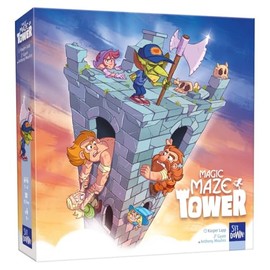 Sit Down | Magic Maze Tower | Family Board Game | Ages 9+ | 1-4 Players | 30 Minutes Playing Time