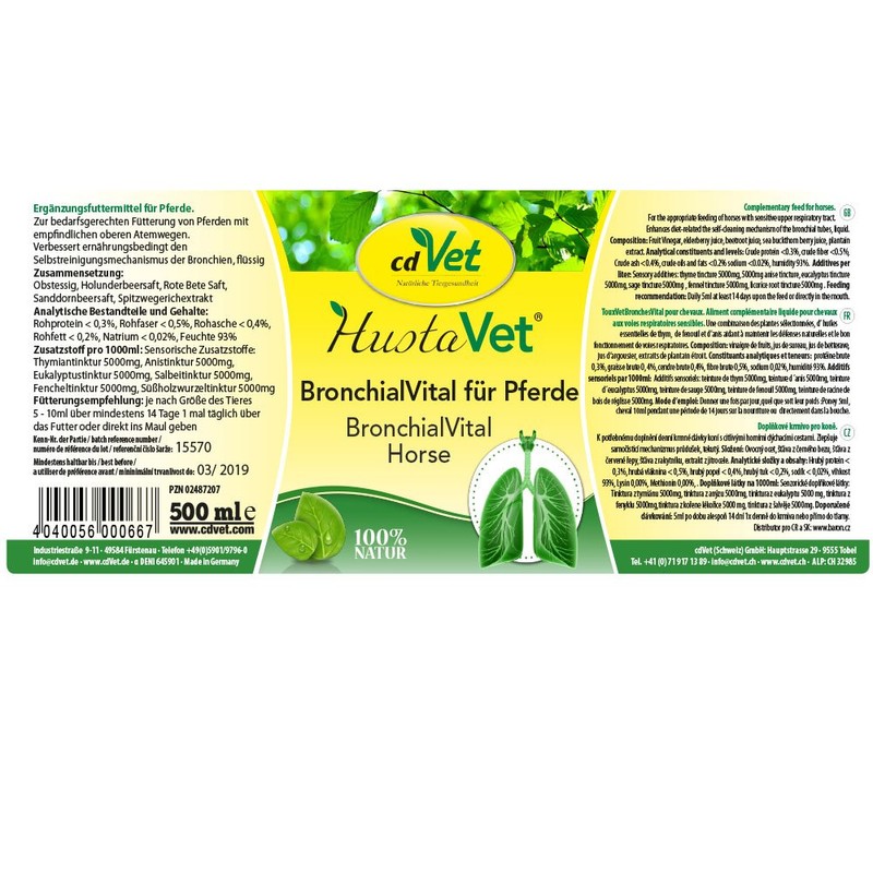 BronchialVital Horse 500 ml