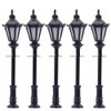 Evemodel Set of 5 Model Parking Lanterns LED Light Lamps