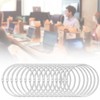 16pcs Loose Leaf Binder Rings, 4 Inch Large Metal O