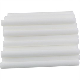 HSCGIN 30PCS Replacement Humidifier Cotton Stick Filter 8x100mm White Polyester Fiber Atomizer Core Suitable for Aromatherapy Oil Vaporizers