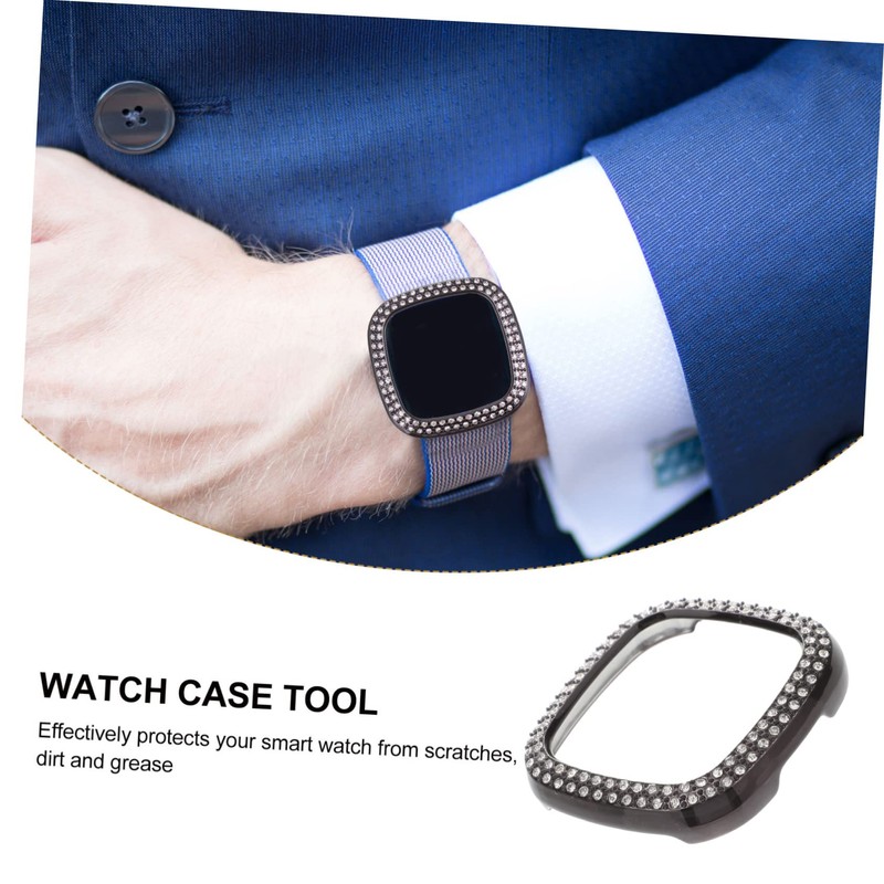 OSALADI Smart Watch Case Protective Shell Diamond Plating Full Coverage