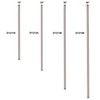 Westbrass D12104-2-62 ½” x 4" IPS Brass Pipe Nipple, Matte