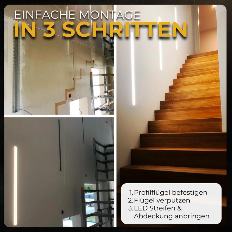 Alupona Kizar Corner Connector LED U-Drywall Profile Anodised Aluminium I