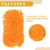 Partuto 1 Pc Universal Car Wash Mitts Chenille Cleaning Sponge