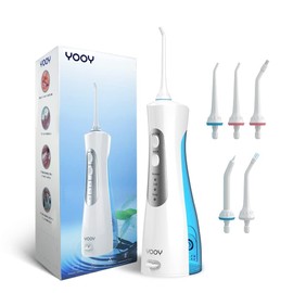 YOOY Water Dental Flosser Teeth Portable Cordless Oral Irrigator Gums Braces Orthodontic Care Irrigation Cleaner Electric Waterflosser Flossing for Teeth Cleaning Rechargeable for Home Travel