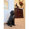 Lulu Decor, Cast Iron Dog with Tail Doorstop, Door Stopper,