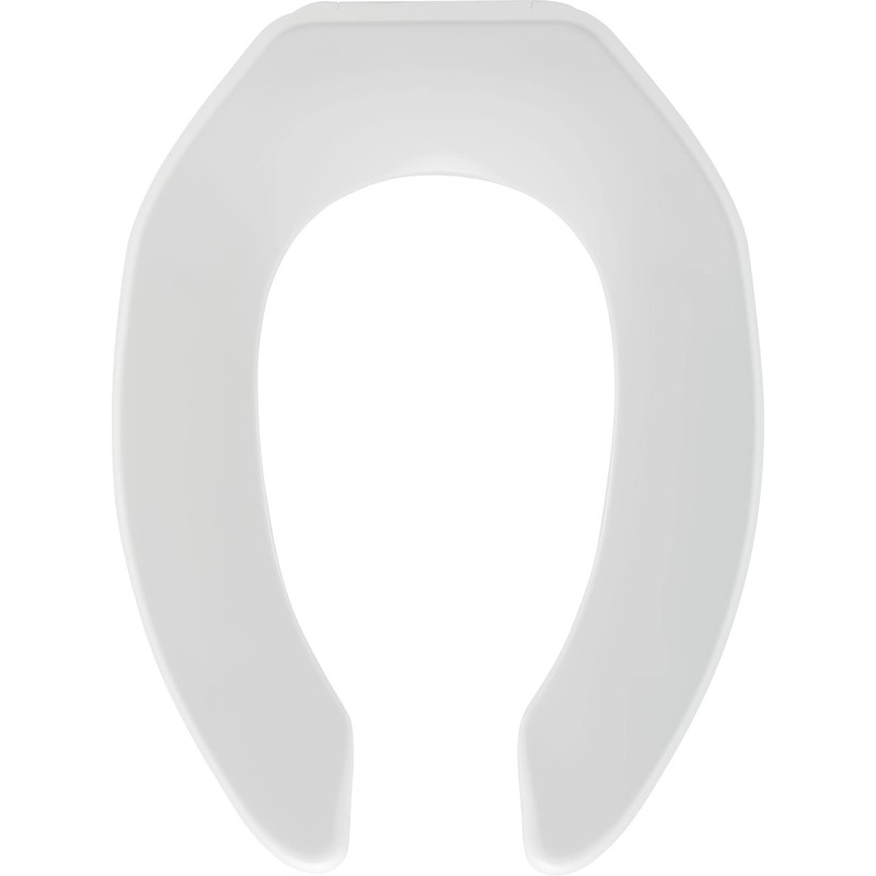 PROFLO PFTSCOF2000 Elongated Open-Front Toilet Seat - Black
