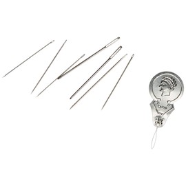 Glorex 5 2002 11 Sewing Needle Set with 40 Needles, Assorted in 6 Sizes and with Threader