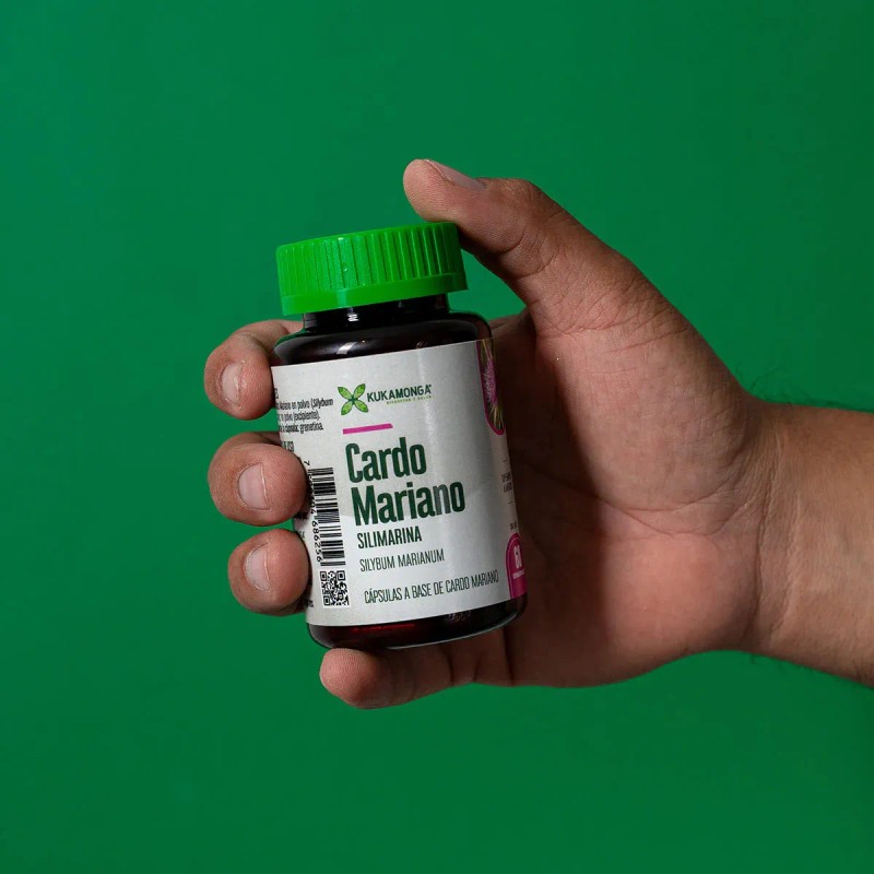 Silimarina (cardomariano) 60 Caspulas, Higado Saludable Sin Sabor