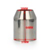 Universal 1.5-2" Inlet Hexagon Exhaust Muffler Pipe Slip On Scooter