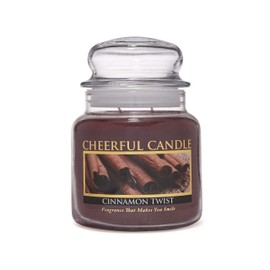 A Cheerful Giver Cinnamon Twist Jar Candle, 16-Ounce
