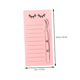 WOONEKY Acrylic Eyelash Organizer Tray Magnetic Tweezers Holder for Eyelash Extensions Sleek Lash Display Board for Salon Home Use Convenient and Odor Application