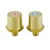 Ampper M8 Thread Male Brass Battery Terminal Charging Posts, M8