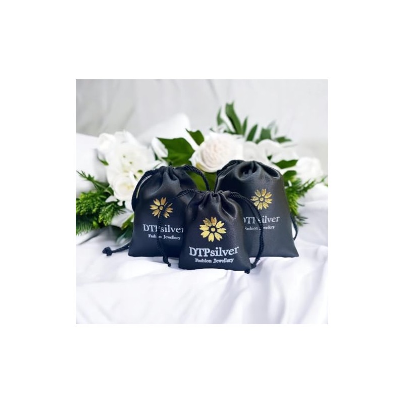 DTPsilver® Small Earrings 925 Sterling Silver Yellow Gold-Plated or Rose