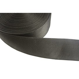 Church Products UK 100mm Polypropylene Webbing Strap For Backpacks Belts Handles Bags Straps In Black (2 Metres)
