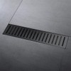 Neodrain Linear Shower Drain with Removable Grate, 12 Inch Shiny