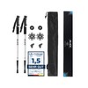 JELEX Nature Telescopic Walking Poles for Nordic Walking Adjustable Includes