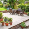 Relaxdays Set of 3 Strawberry Planters with Bottom Holes, 2