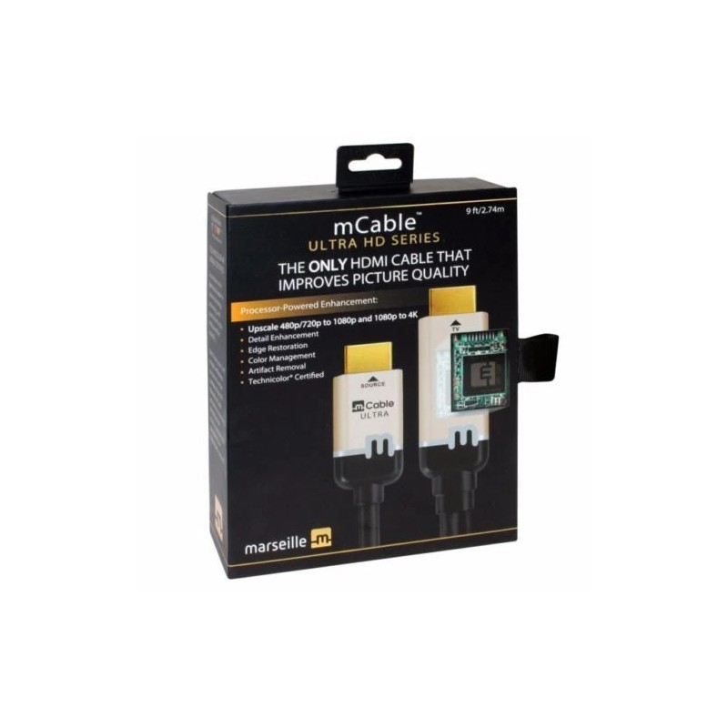 Marseille mCable - HDMI Cable with Advanced 4K/UHD Video Processor