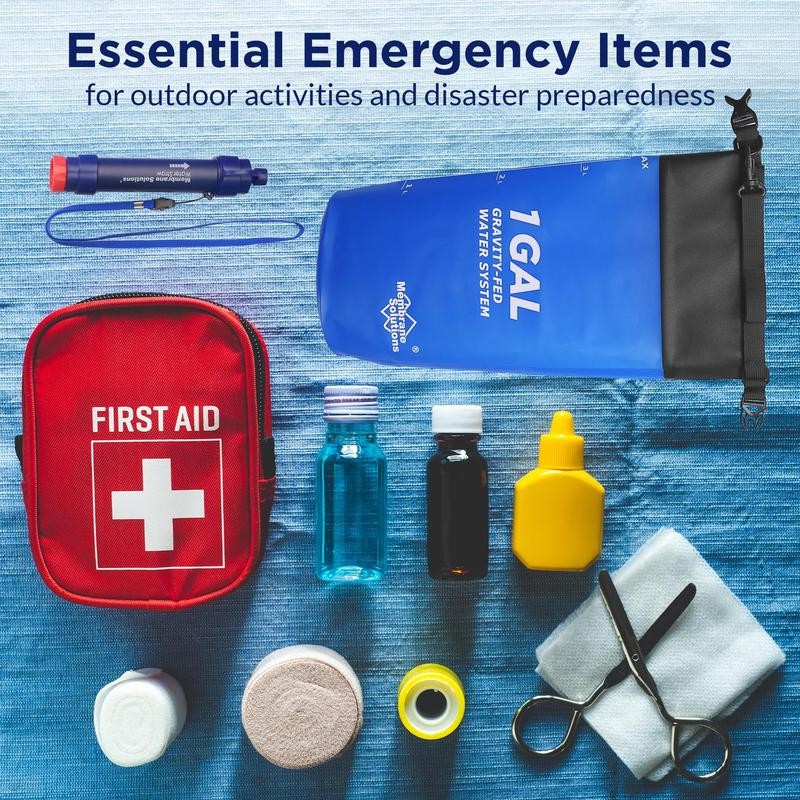 Membrane Solutions 1 Gallon Gravity Water Filter 0.1-Micron with Adjustable