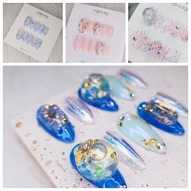 discount!!Image shooting nail handmade nail tips - Moonlight Nail / 할인!! 이미지촬영네일 수제네일팁 - 달빛네일