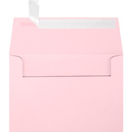 LUXPaper A4 Invitation Envelopes | Peel & Press | 4 1/4" x 6 1/4" | Candy Pink | 80lb. Text | 50 Qty