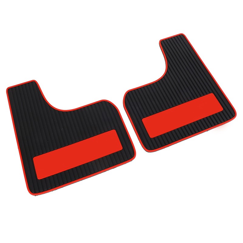 2Pcs Car Mud Guard Black Sport Style Universal Flashing Guard