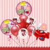 Anime Birthday Party Supplies 10Pcs Foil Balloons for Party Decorations