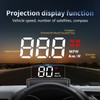 Car Head-up Display Projecter Digital Vehicle Speedometer GPS Dual System