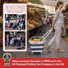 dbest products - Cesta Plegable para Ropa Sucia con Ruedas,