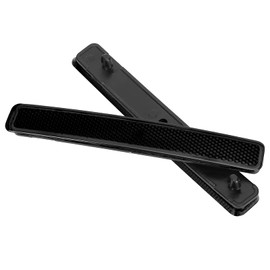 Rear Bumper Reflector T5 - T5 Bumper Reflector Pair Of Rear Bumper Reflector Assembly Light Fit For T5 Transporter 2003-3011 7E0945105 For T5 Rear Bumper Reflector(Black)