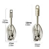 Grappling Hook Stainless Steel Claw Carabiner for Outdoor Survival Underwater