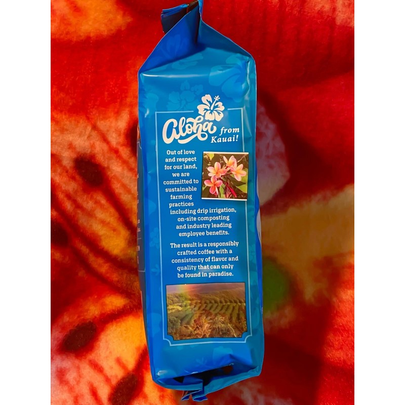 Kauai Coffee Mocha Macadamia Nut Ground 10oz Hawaiian Estate BEST