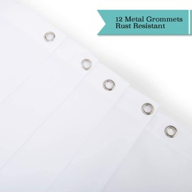 Fabric Shower Curtain for Bathroom Mordern Leaves Waterproof Cloth Bathroom Curtain with 12 Hooks 71"x71"(180cm x 180cm) (Beige)