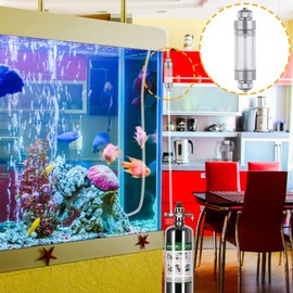 Dadabig CO2 Bubble Counter, Aquarium CO2 Check Valve Non- Bubble Counter Double Head Aquarium CO2 Bubble Counter Fish Tank Tool for Aquarium Planted Fish Tank