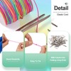 Craftdady 1.5mm Elastic Cord 76.55Yard Segment Dyed Stretch Round String