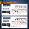 Nilight 8 Gang Rocker Switch Panel with PD Type C